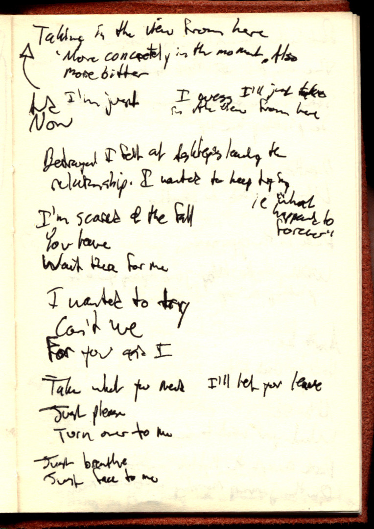 Nightlight Lyrics Sheet 5a